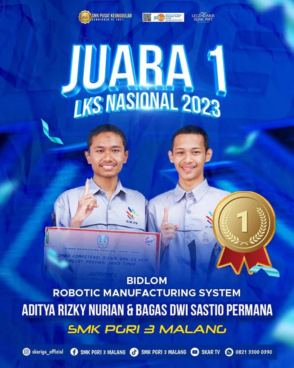 Juara 1 Lomba Debat Bahasa Inggris